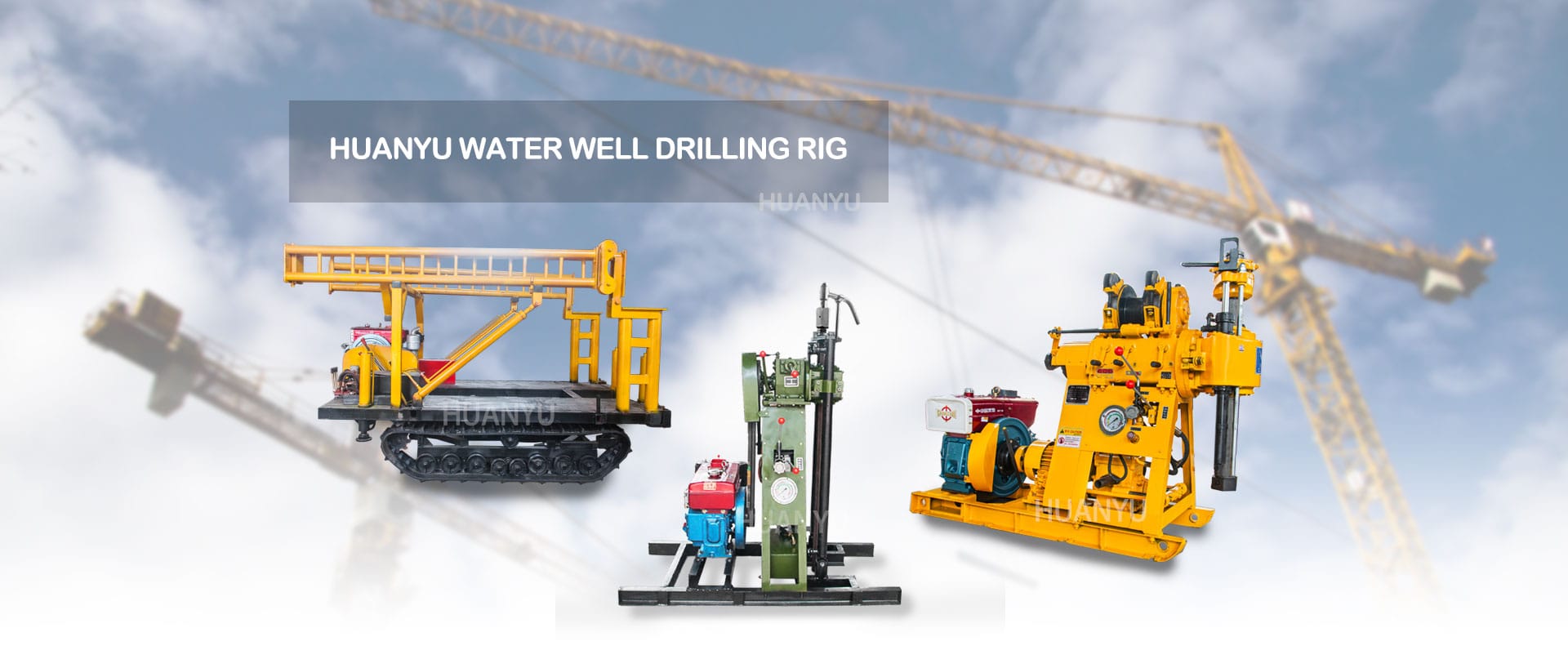 Hydraulic water well drilling rig
